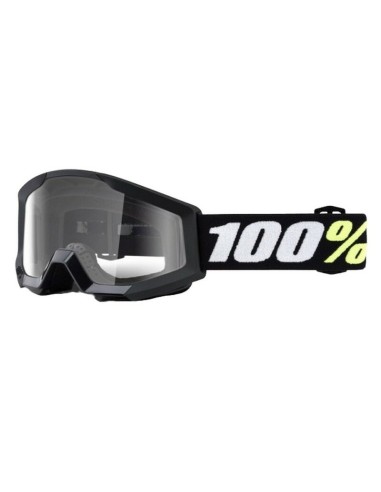 Gafas Infantiles Mini 100% Strata Lente Transparente Negro