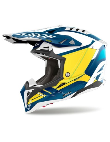 Casco Airoh Aviator 3 Saber Matt Azul