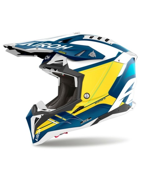 Casco Airoh Aviator 3 Saber Matt Azul