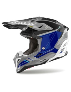 Casco Airoh Aviator 3 Saber Gloss Azul Oscuro