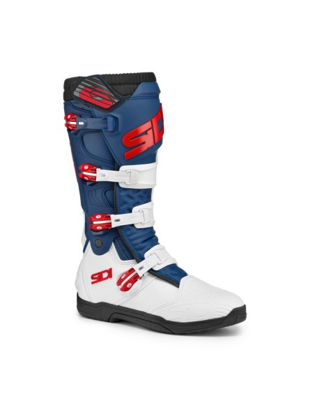 Botas Sidi X-Power SC Blanco/Azul/Rojo