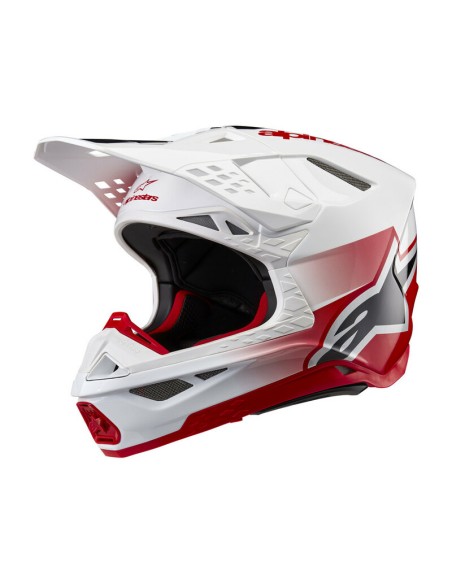 Casco Alpinestars Supertech M10 Unite Rojo/Blanco