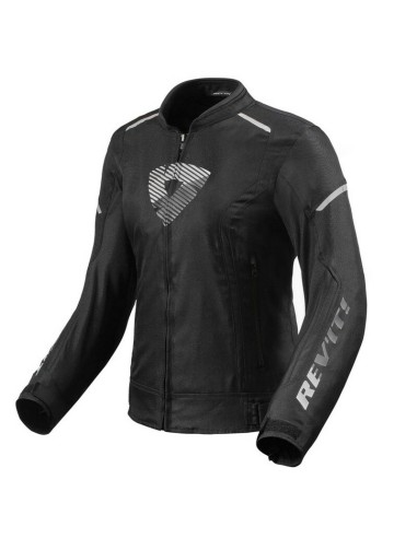 Chaqueta Mujer Rev'it Sprint H2O Negro/Blanco