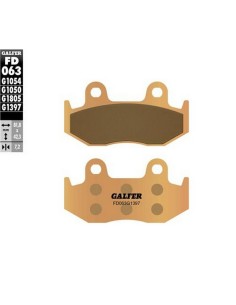 Pastillas De Freno Galfer Sinterizadas Delanteras Honda CR 125/250 R 84-86