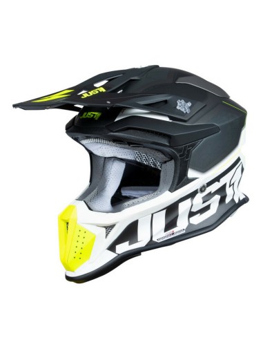 Casco Just1 J-18 Hexa Negro/Gris