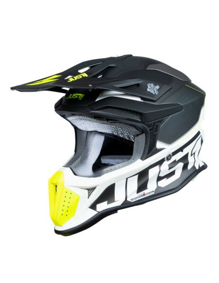 Casco Just1 J-18 Hexa Negro/Gris