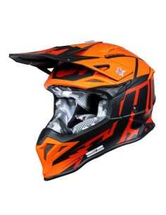 Casco Just1 J-39 Poseidon Naranja