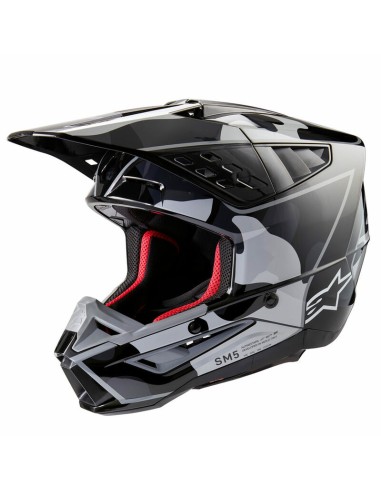 Casco Alpinestars S-M5 Rover 2 Plata