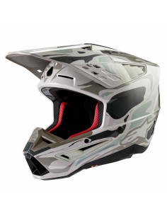 Casco Alpinestars S-M5 Mineral Gris/Verde