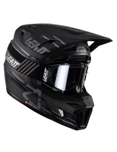 Casco con Gafas Leatt Moto 9.5 Carbono