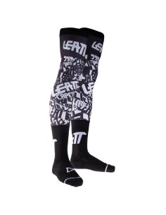 Calcetines de Rodillera Leatt Negro/Blanco
