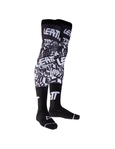 Calcetines de Rodillera Leatt Negro/Blanco