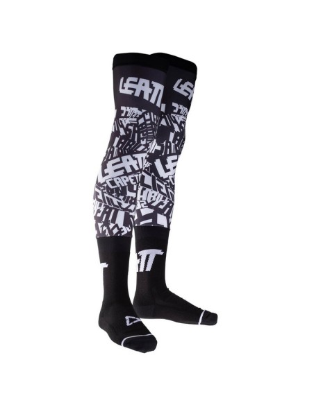 Calcetines de Rodillera Leatt Negro/Blanco