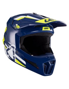 Casco Infantil con Gafas Leatt Moto 3.5 V24 Azul