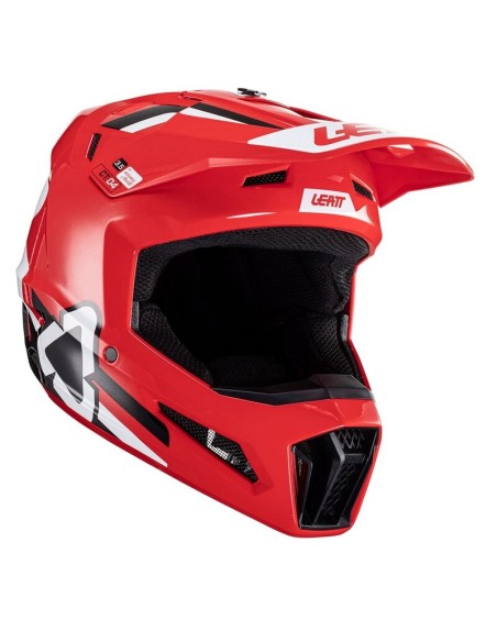 Casco Infantil con Gafas Leatt Moto 3.5 V24 Rojo