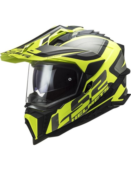 Casco LS2 MX701 Explorer Alter Negro/Amarillo