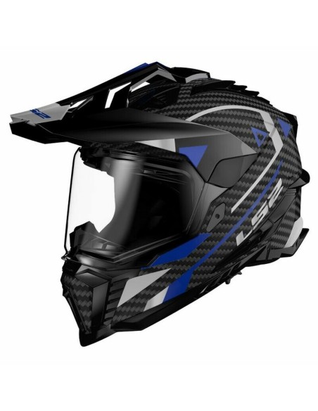 Casco LS2 MX701 C Explorer Adventure Azul