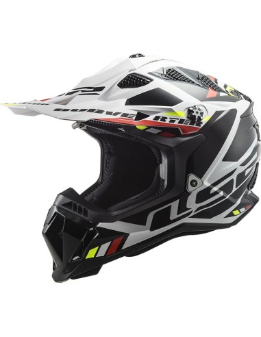 Casco LS2 MX700 Subverter EVO Stomp Blanco/Negro