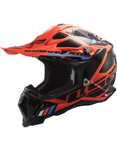 Casco LS2 MX700 Subverter EVO Stomp Naranja/Negro