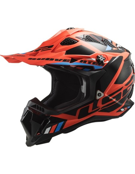 Casco LS2 MX700 Subverter EVO Stomp Naranja/Negro