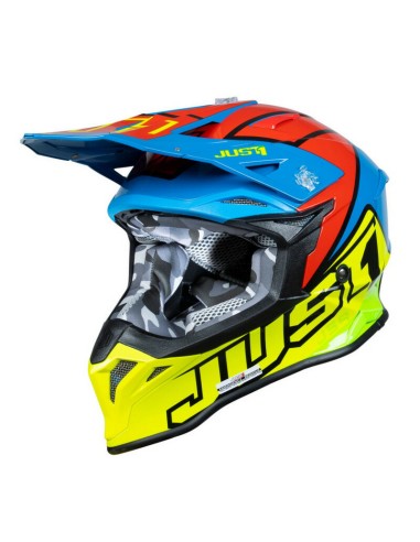 Casco Just1 J-39 Thruster Azul/Rojo