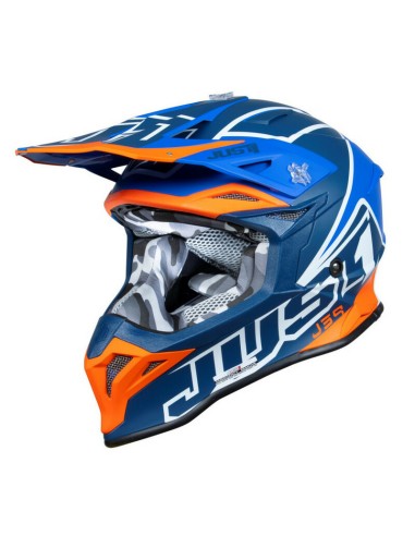 Casco Just1 J-39 Thruster Azul/Naranja