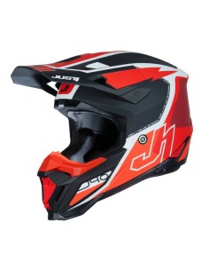 Casco Just1 J-40 Flash Rojo/Negro/Blanco
