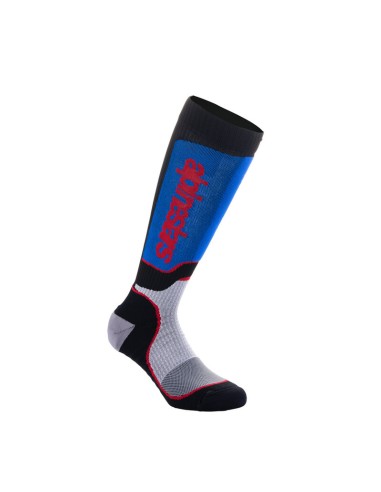 Calcetines Infantiles Alpinestars MX Plus Negro/Blanco/Azul