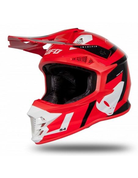 Casco UFO Intrepid Rojo Brillante