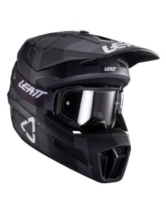 Casco con Gafas Leatt Moto 3.5 V24 Negro