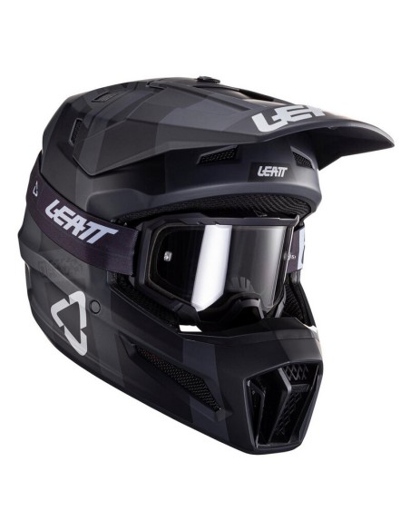 Casco con Gafas Leatt Moto 3.5 V24 Negro