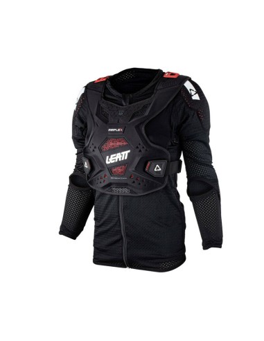 Peto Integral Mujer Leatt AirFlex Negro/Rojo