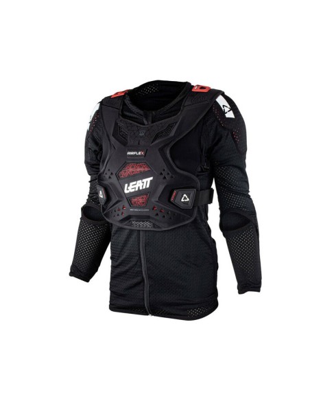 Peto Integral Mujer Leatt AirFlex Negro/Rojo