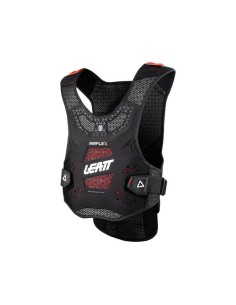 Peto Leatt AirFlex Negro/Rojo