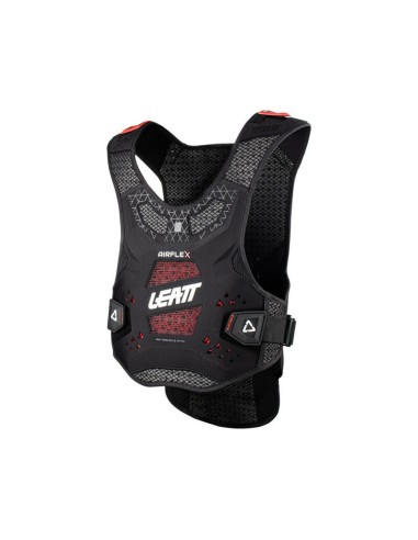Peto Leatt AirFlex Negro/Rojo