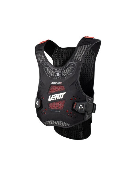 Peto Leatt AirFlex Negro/Rojo