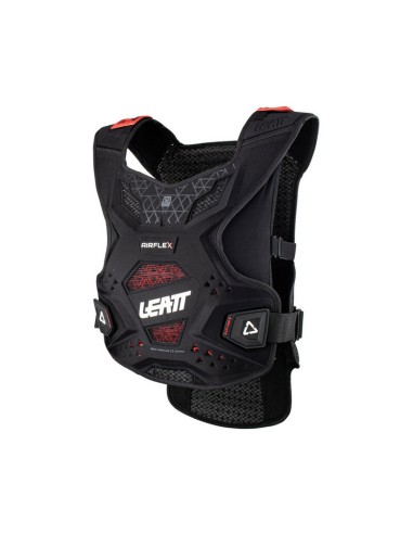 Peto Mujer Leatt AirFlex Negro/Rojo
