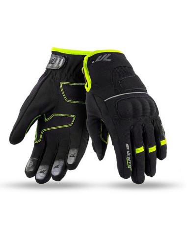 Guantes Seventy Degrees SD-C43 Negro/Am.Fluor