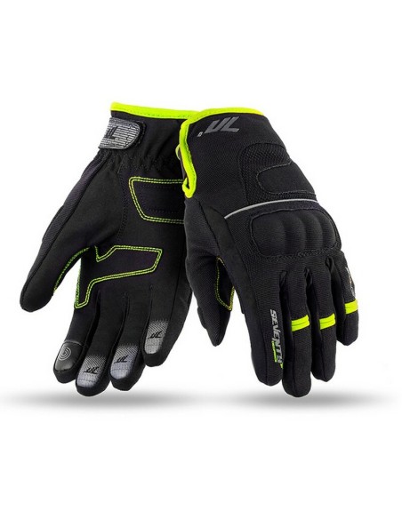 Guantes Seventy Degrees SD-C43 Negro/Am.Fluor