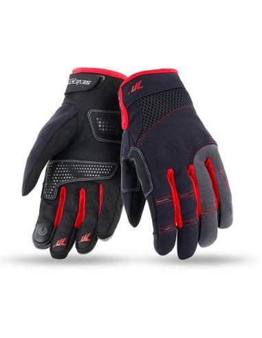Guantes Seventy Degrees SD-C48 Negro/Rojo