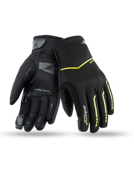 Guantes Seventy Degrees SD-C49 Negro/Am.Flúor