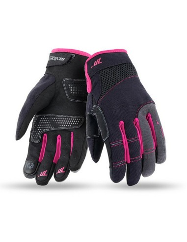 Guantes Mujer Seventy Degrees SD-C50 Negro/Rosa