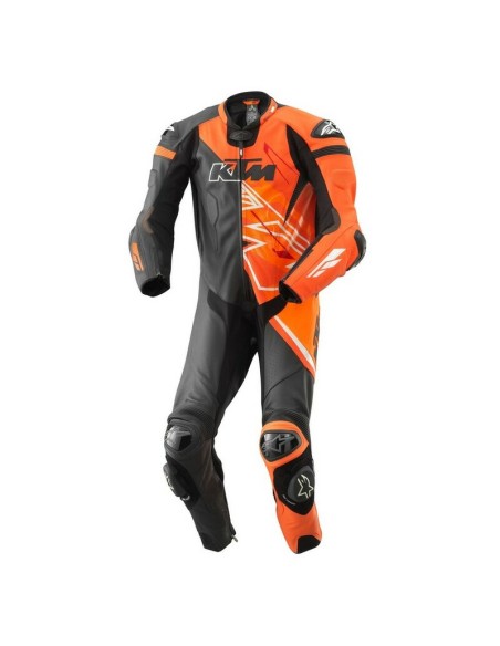 Mono de Cuero KTM Radius Negro/Naranja