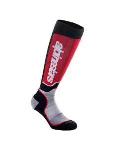 Calcetines Alpinestars MX Plus Negro/Rojo