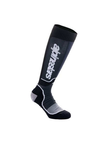 Calcetines Alpinestars MX Plus Negro/Blanco