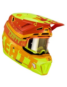 Casco con Gafas Leatt Moto 7.5 Amarillo