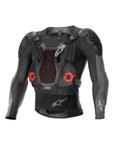 Peto Integral Alpinestars Bionic Plus V2 Negro/Rojo