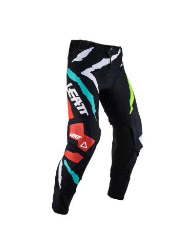 Pantalón Leatt 5.5 IKS Blanco/Azul/Rojo