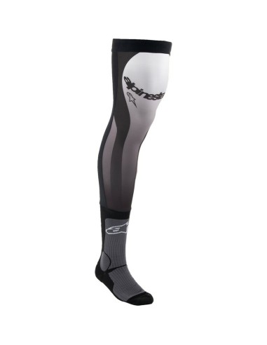 Medias Altas Alpinestars Knee Brace Negro/Blanco