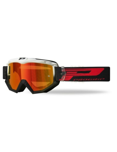 Gafas Pro Grip 3201 FL Atzaki Negro/Blanco/Rojo